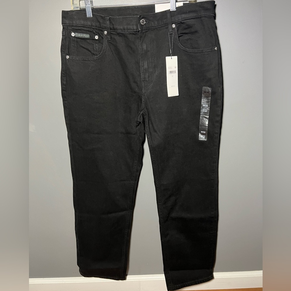 Calvin Klein Jeans Men's Straight Black Denim